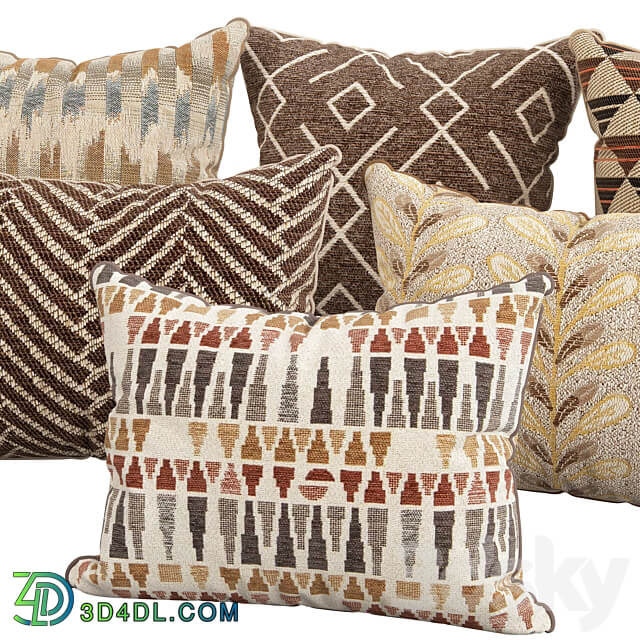 Decorative pillows 106 3D Models 3DSKY