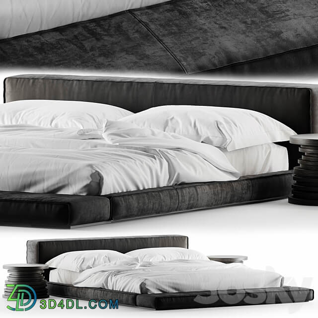 baxter budapest bed Bed 3D Models 3DSKY