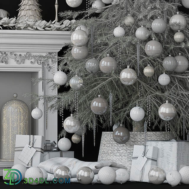 Christmas Tree 10. Vray 3D Models 3DSKY