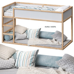 KURA KURA Double bed 2 IKEA 3D Models 3DSKY 