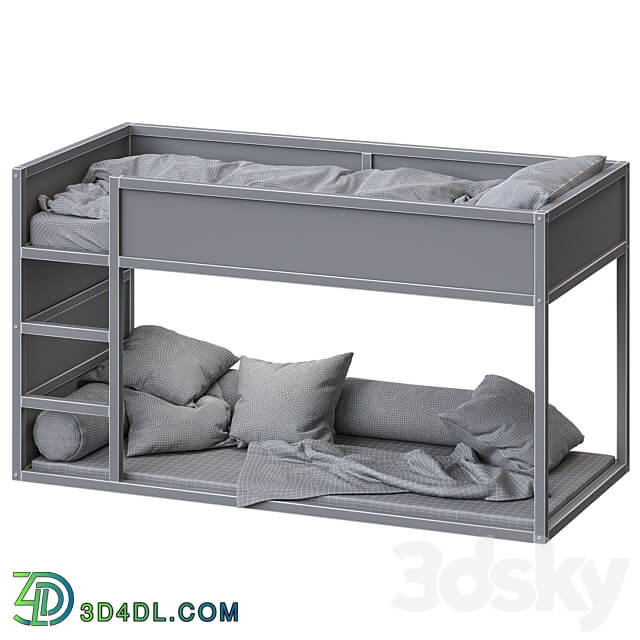 KURA KURA Double bed 2 IKEA 3D Models 3DSKY