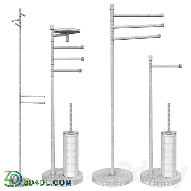 Stand Set BERTOCCI Cinquecento 3D Models 3DSKY