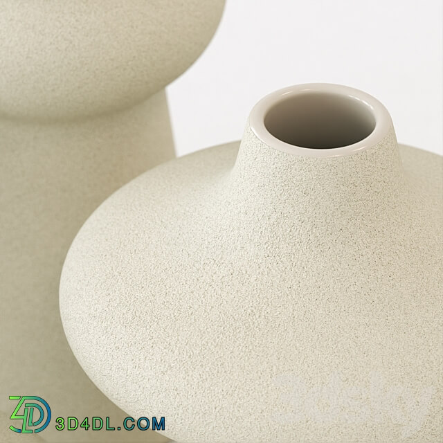 Set of vases H M 3D Models