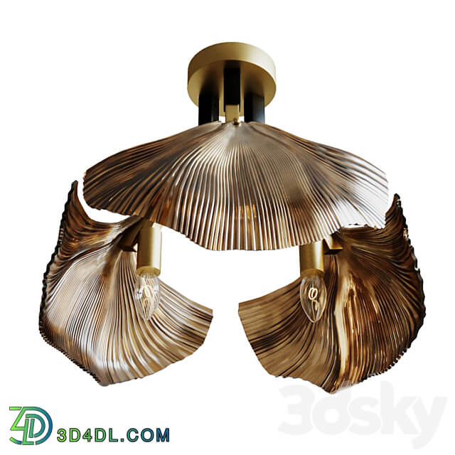 Ceiling chandelier Ginkgo Ceiling lamp 3D Models 3DSKY