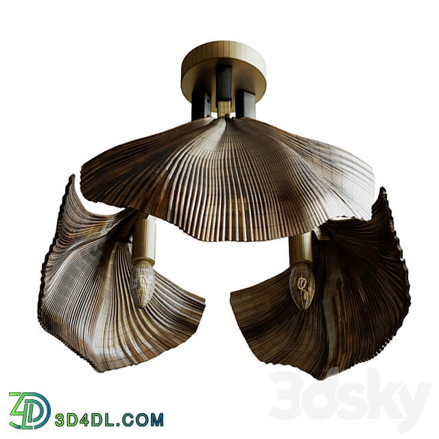 Ceiling chandelier Ginkgo Ceiling lamp 3D Models 3DSKY