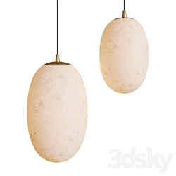 Pendant lamp with ball shade LOU Chandelier Pendant light 3D Models 3DSKY 