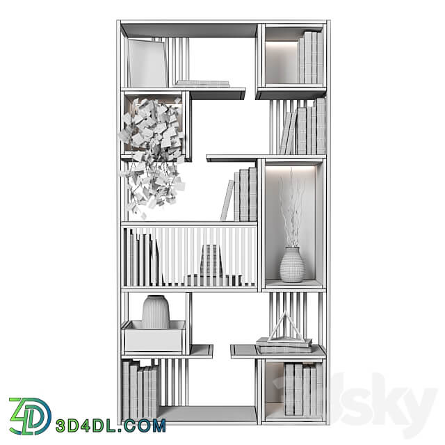 Rack and Bookcase 016 Rack 3D Models 3DSKY