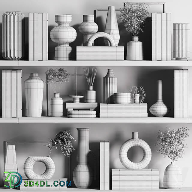 Decorative set 63 3D Models 3DSKY