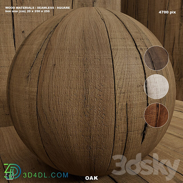 Material wood seamless oak set 123 3D Models 3DSKY