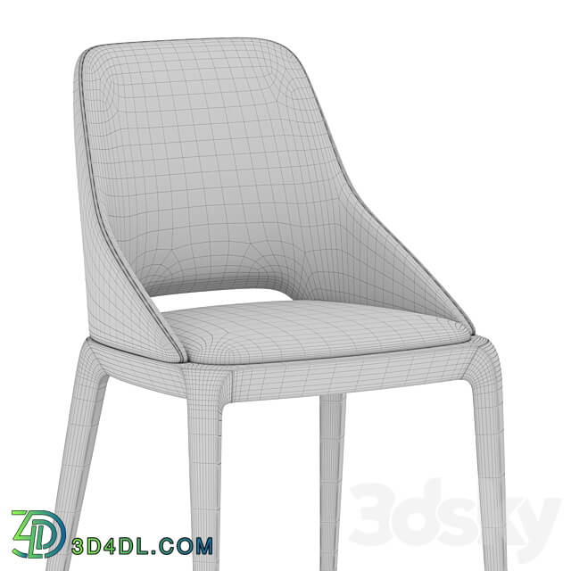 Roche bobois brio stool 3D Models 3DSKY