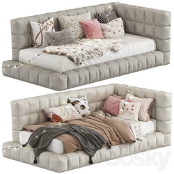 Bed Baldwin Lounge Corner Upholstered Bed 220 3D Models 3DSKY 
