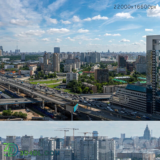 Panorama of Moscow from the flour grinding passage v2 3D Models 3DSKY