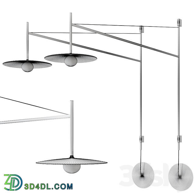 Tempo 5756 5757 by Vibia Wall Lamp 3D Models 3DSKY