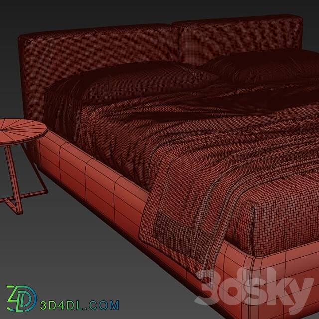 Boca lomo bed Bed 3D Models 3DSKY