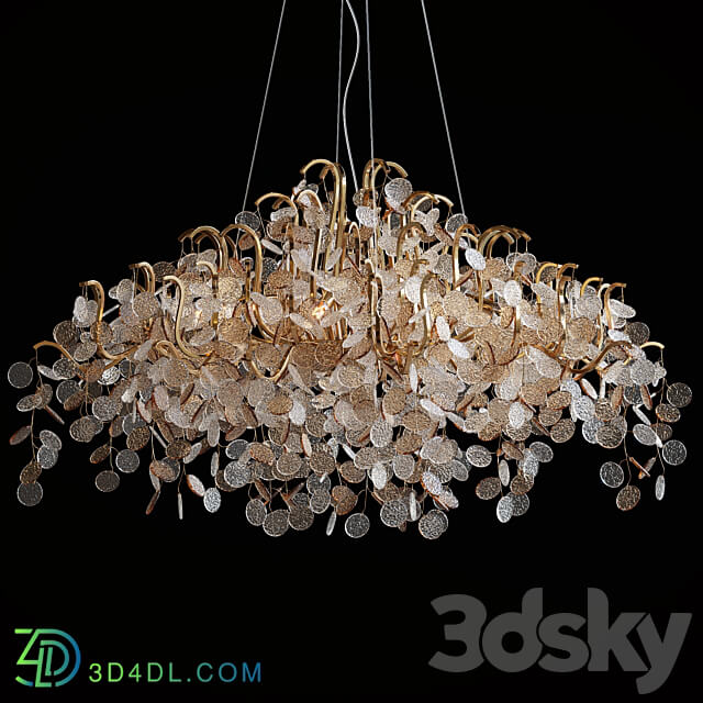 Hanging chandelier Crystal Lux Tenerife TENERIFE SP9 Pendant light 3D Models 3DSKY