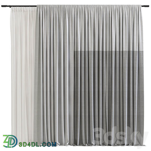 Curtain 952 3D Models 3DSKY