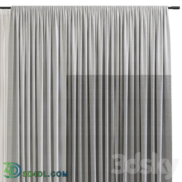 Curtain 952 3D Models 3DSKY