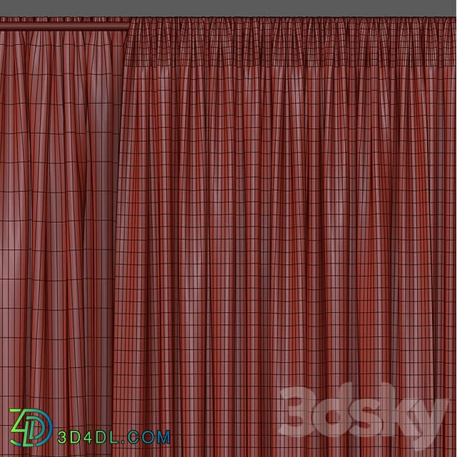 Curtain 952 3D Models 3DSKY