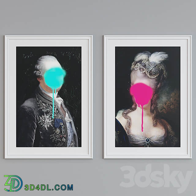 Picture Frame Set 255 3D Models 3DSKY