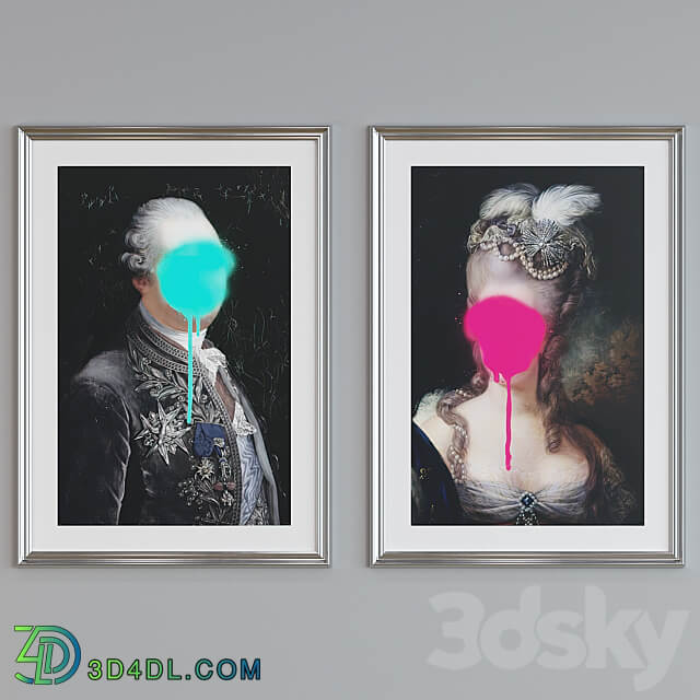 Picture Frame Set 255 3D Models 3DSKY