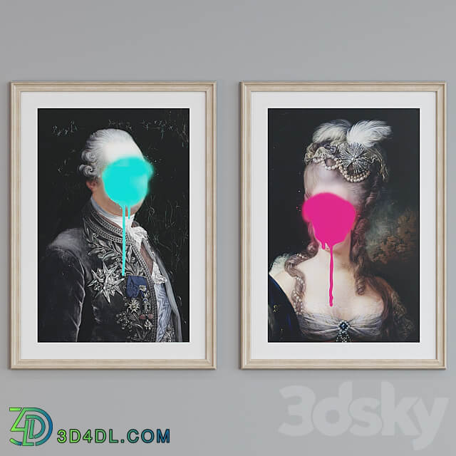 Picture Frame Set 255 3D Models 3DSKY