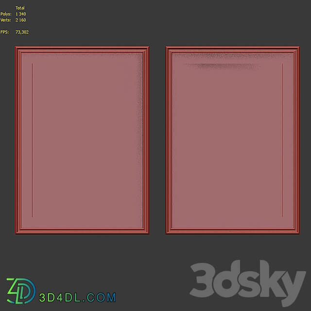 Picture Frame Set 255 3D Models 3DSKY