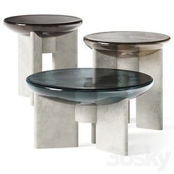 Paolo Castelli Lens Coffee Tables 3D Models 