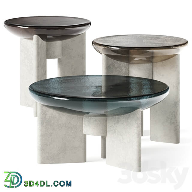 Paolo Castelli Lens Coffee Tables 3D Models