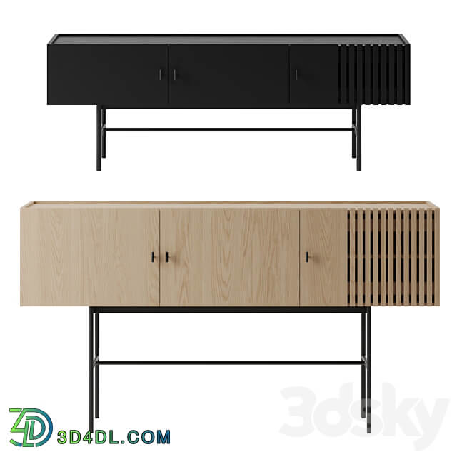 Array sideboard by Woud Sideboard Chest of drawer 3D Models 3DSKY