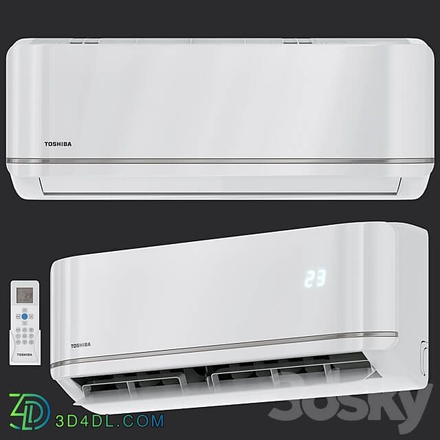 Air conditioner TOSHIBA 3D Models 3DSKY