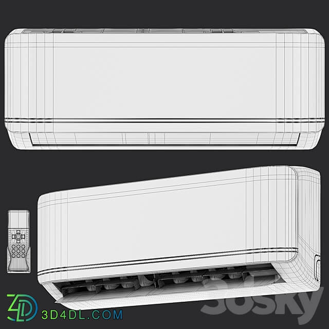 Air conditioner TOSHIBA 3D Models 3DSKY