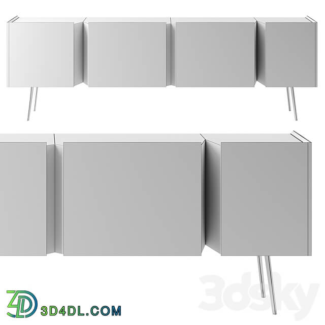 Deep sideboard by Shake Sideboard Chest of drawer 3D Models