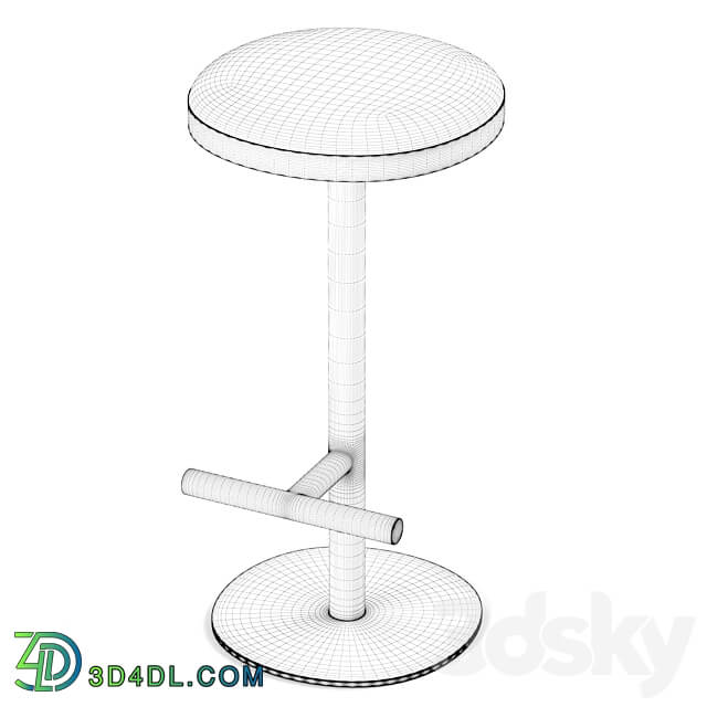 TABOU la redoute Mid rise bar stool 3D Models