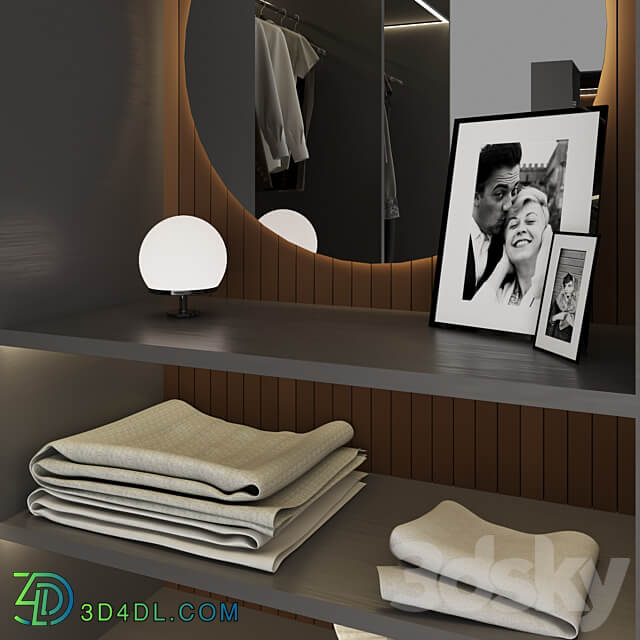 Wardrobe No 04 Wardrobe Display cabinets 3D Models