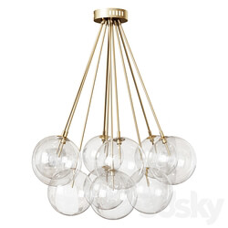 Eichholtz chandelier CEILING LAMP MOLECULE light fixture Ceiling lamp 3D Models 
