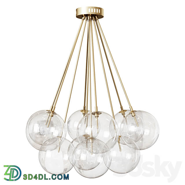 Eichholtz chandelier CEILING LAMP MOLECULE light fixture Ceiling lamp 3D Models
