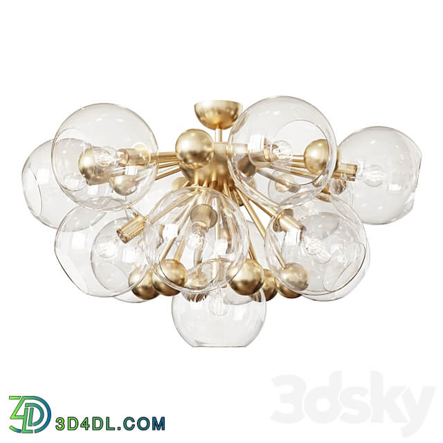 Eichholtz chandelier CEILING LAMP SOLEIL light fixture Ceiling lamp 3D Models