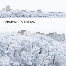 Winter panorama 3D Models 