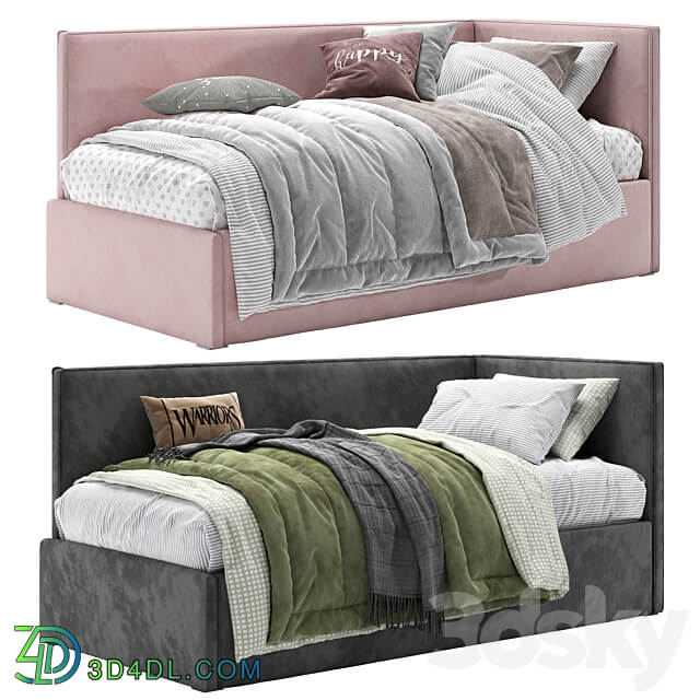 Berto corner bed 3D Models