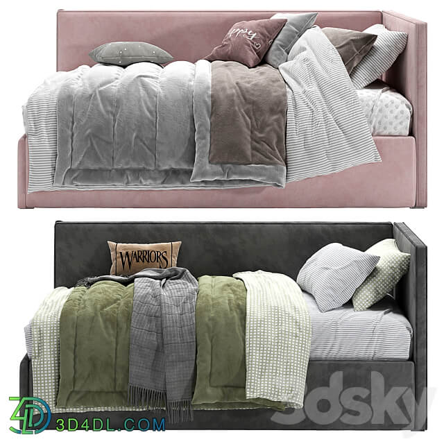 Berto corner bed 3D Models