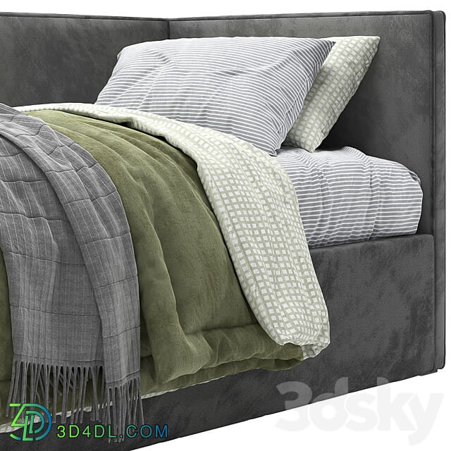 Berto corner bed 3D Models