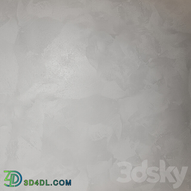 Decorative plaster. Seamless decorative plaster material 2 Stone 3D Models