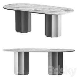 dining table Lunar mia casa 3D Models 