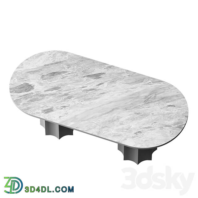 dining table Lunar mia casa 3D Models