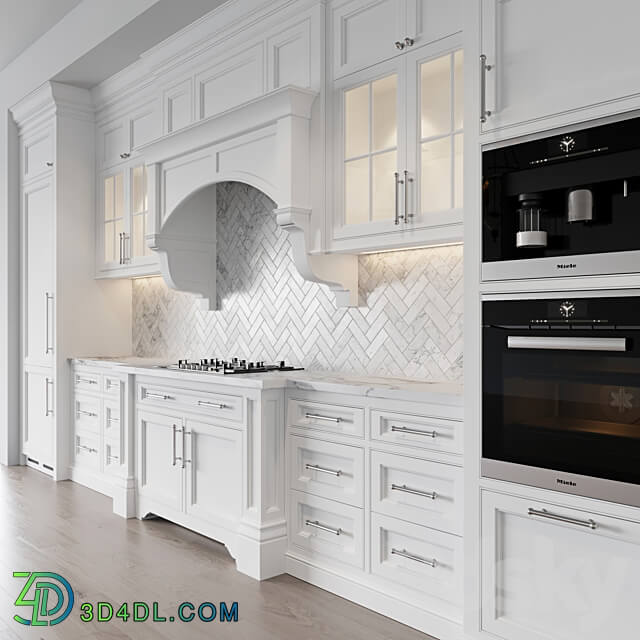 Classic kitchen 6 Kitchen 3D Models