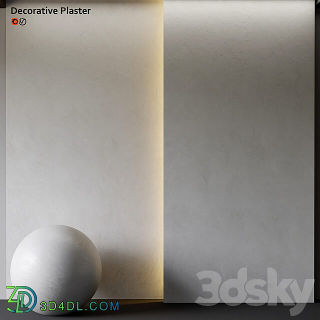 Decorative plaster 3D Models