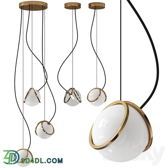 Pug by Terzani Pendant Lamp Pendant light 3D Models
