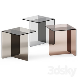 Glass coffee table KUM 3D Models 