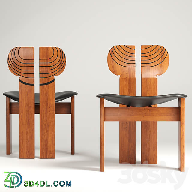 Africa Chair by Afra and Tobia DrCG Model 03 3D Models