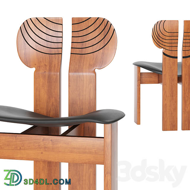 Africa Chair by Afra and Tobia DrCG Model 03 3D Models